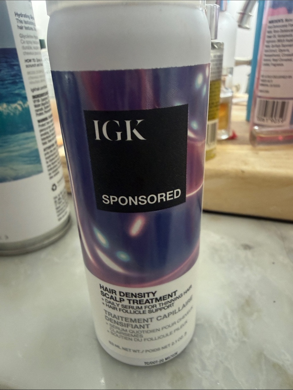 IGK Hair Density Scalp Treatment - used twice